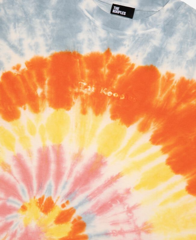 The Kooples FEMME BABY BLUE t-shirt tie and dye multicolor
