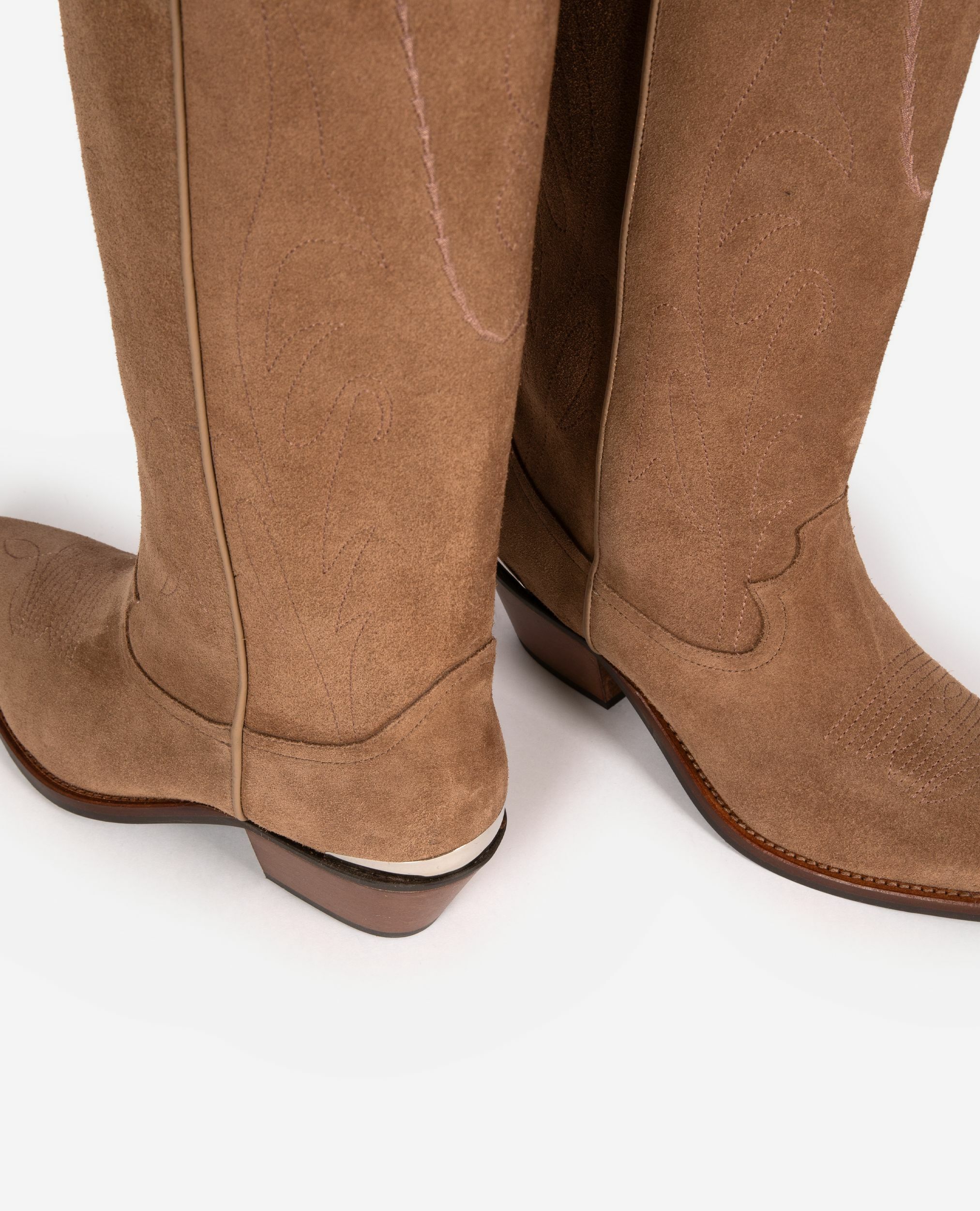 Bottes Western marron, BROWN, hi-res image number null