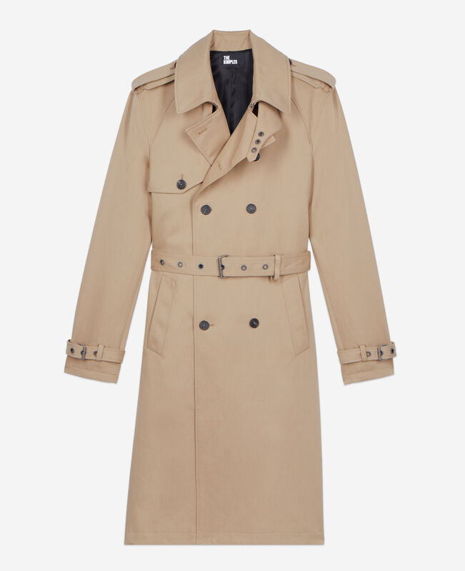 The Kooples HOMME BEIGE trench long beige