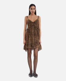 The Kooples FEMME LEOPARD robe courte imprimé léopard
