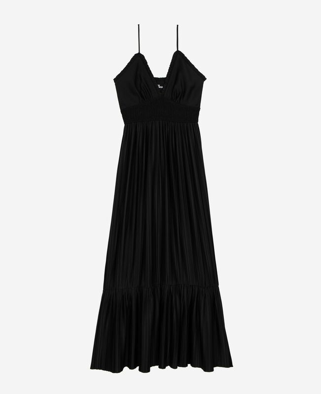 The Kooples FEMME BLACK robe longue noire