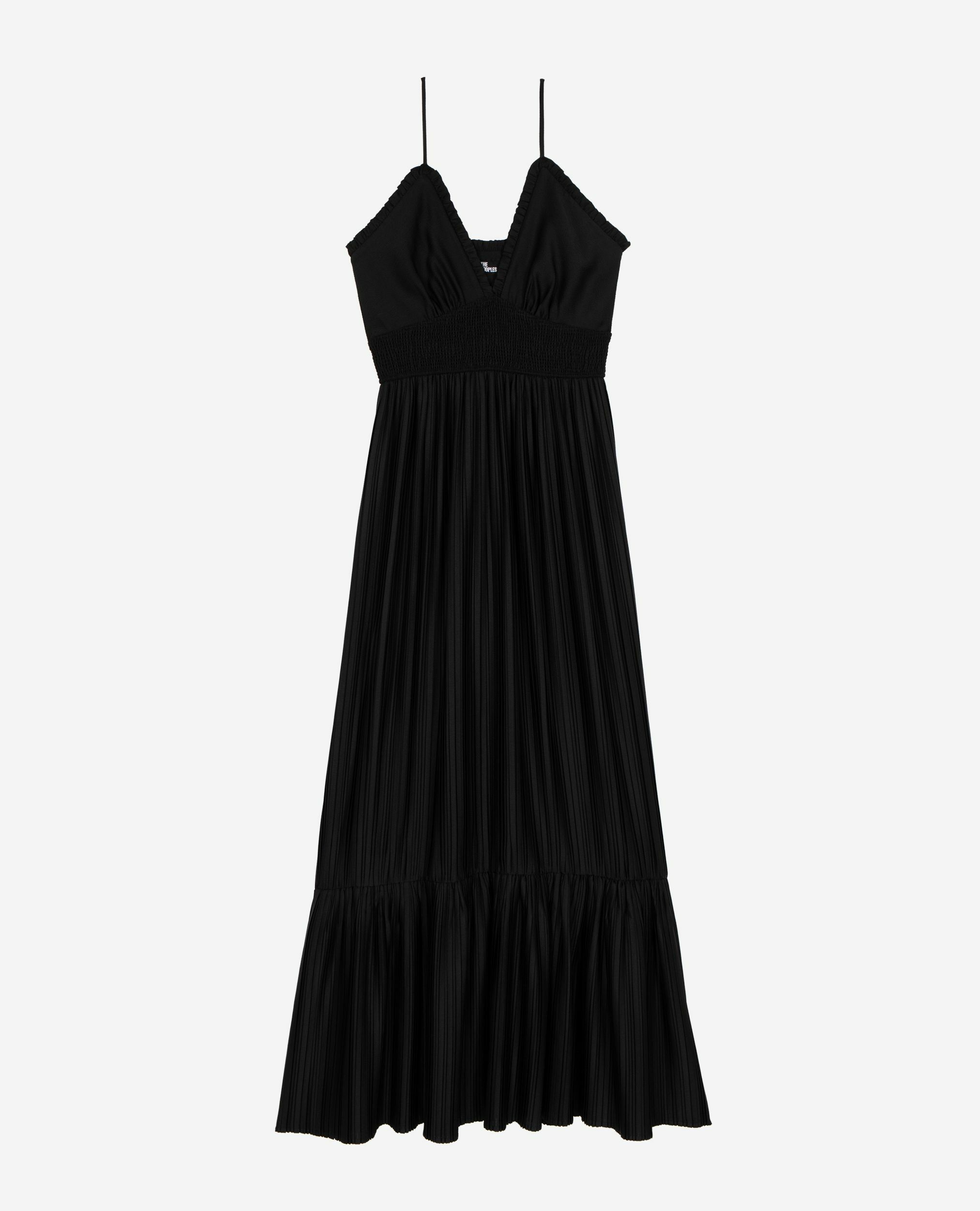 Robe longue noire, BLACK, hi-res image number null