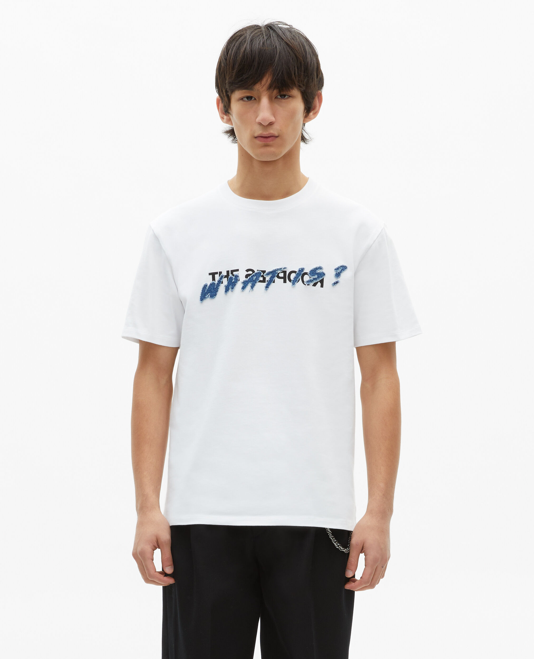 T-shirt What is blanc, WHITE, hi-res image number null