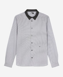 The Kooples HOMME BLACK WHITE chemise à micro carreaux noire
