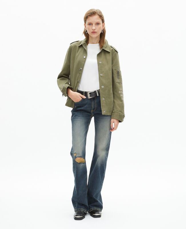 The Kooples FEMME KAKI veste kaki