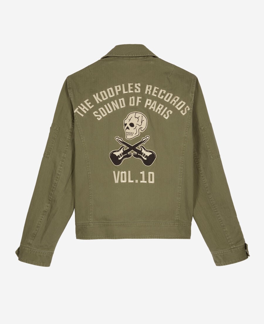 The Kooples MEN KAKI khaki officer-style jacket