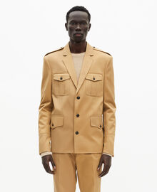 The Kooples HOMME CAMEL veste en coton camel