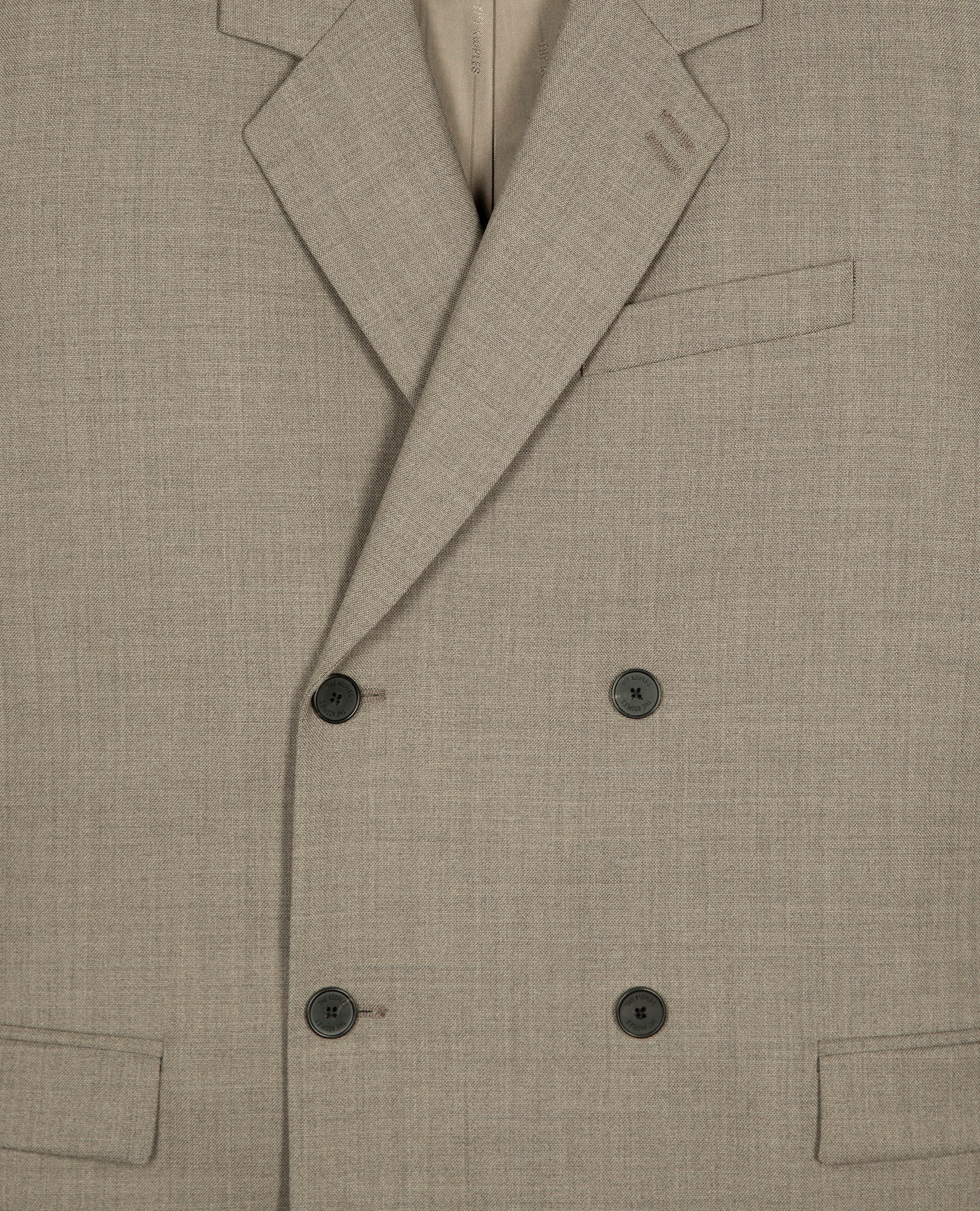 Veste de costume en laine beige, BEIGE MELANGE, hi-res image number null
