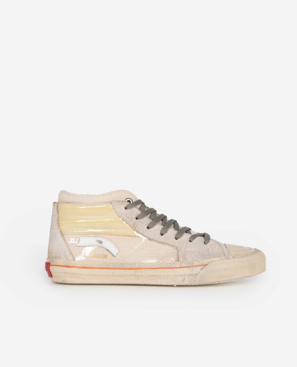 The Kooples FEMME ECRU sneakers montantes the kooples x hidn-ander écrues