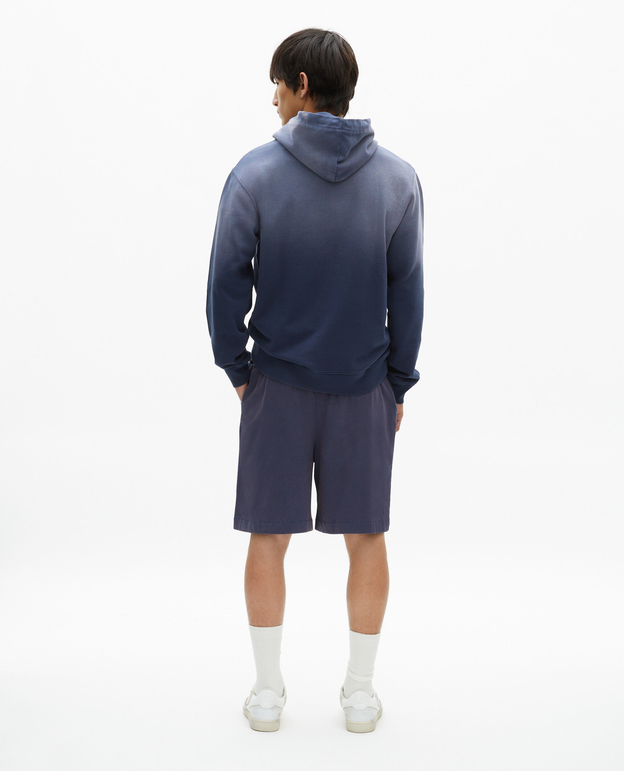 Sweatshirt avec logo marine délavé, DARK NAVY, hi-res image number null