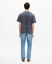 The Kooples HOMME DARK NAVY t-shirt avec logo marine