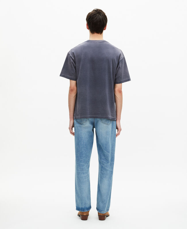The Kooples HOMME DARK NAVY t-shirt avec logo marine