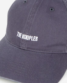 The Kooples MIXTE BLUE PETROL casquette logo brodé bleue gris