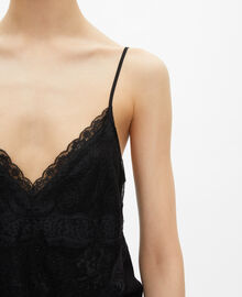 The Kooples FEMME BLACK caraco avec dentelle noir