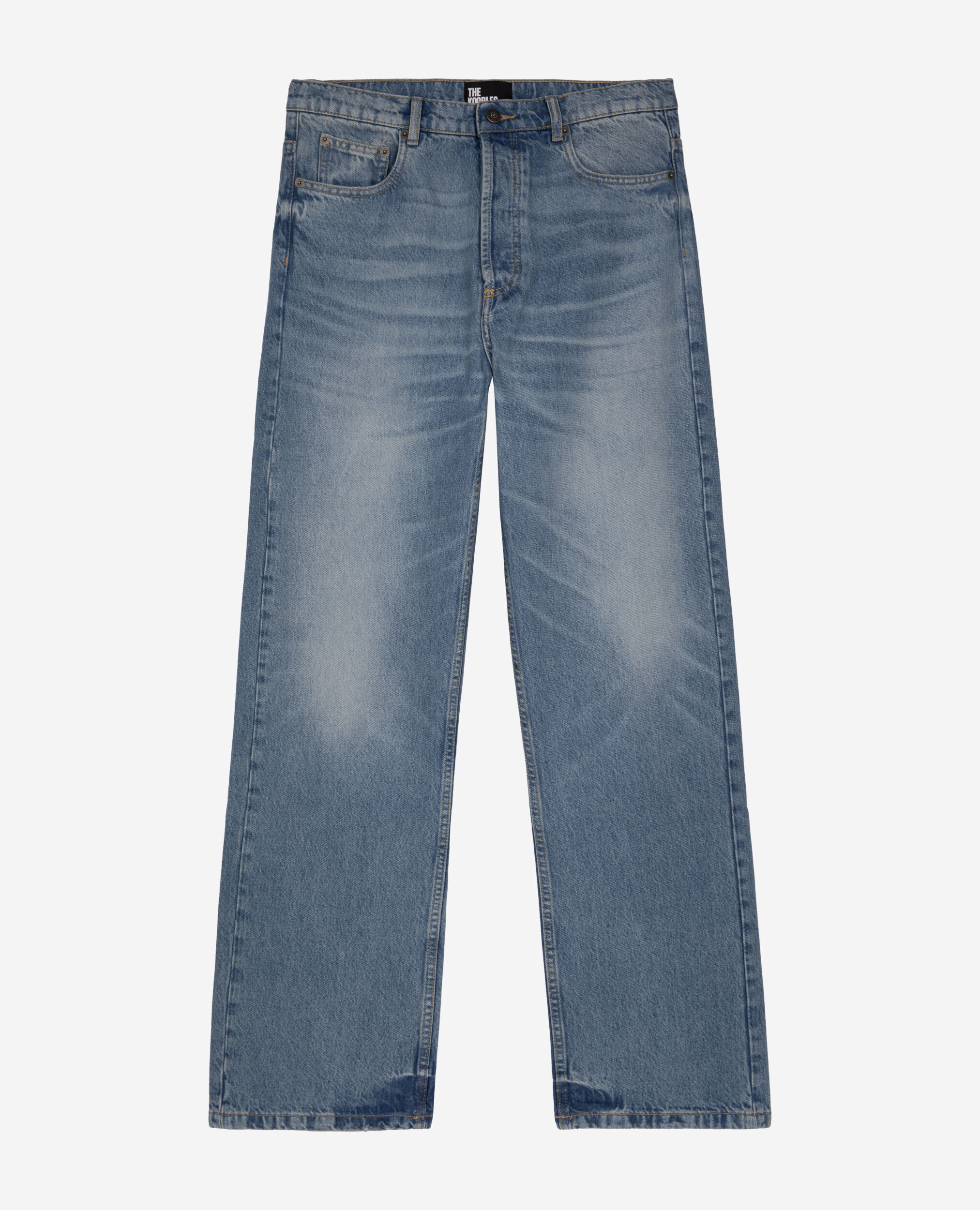 Jean droit bleu, BABY BLUE, hi-res image number null