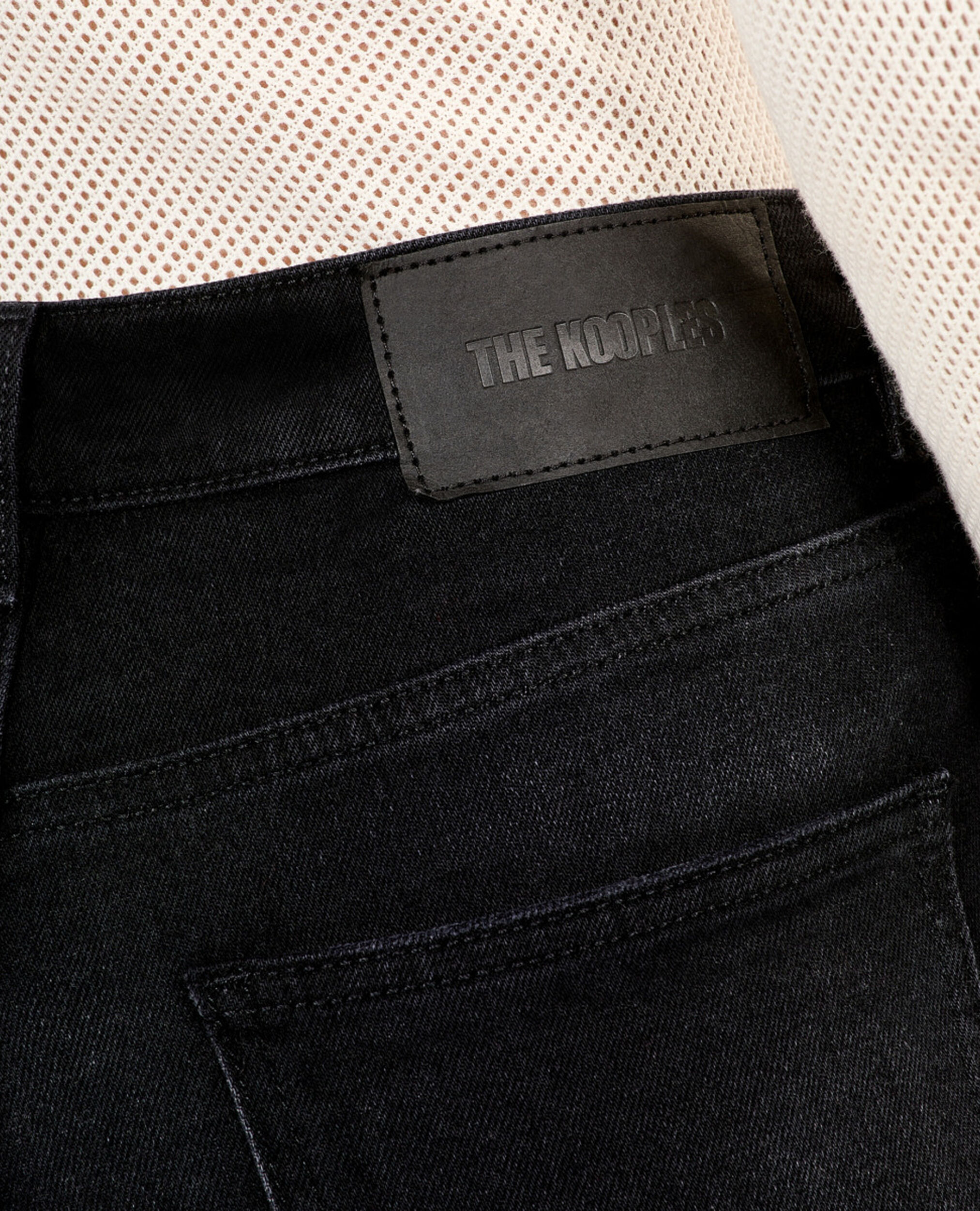 Jean flare noir, BLACK WASHED, hi-res image number null