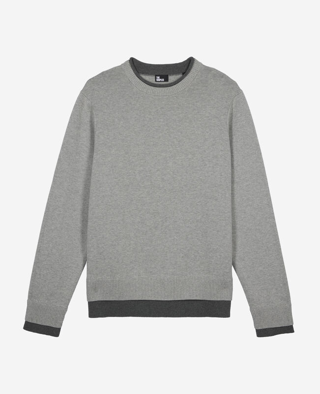 The Kooples HOMME MIDDLE GREY / ANTHRACITE pull gris