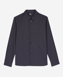 The Kooples HOMME NAVY chemise en popeline bleu marine