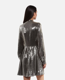 The Kooples FEMME GREY robe courte à sequins grise