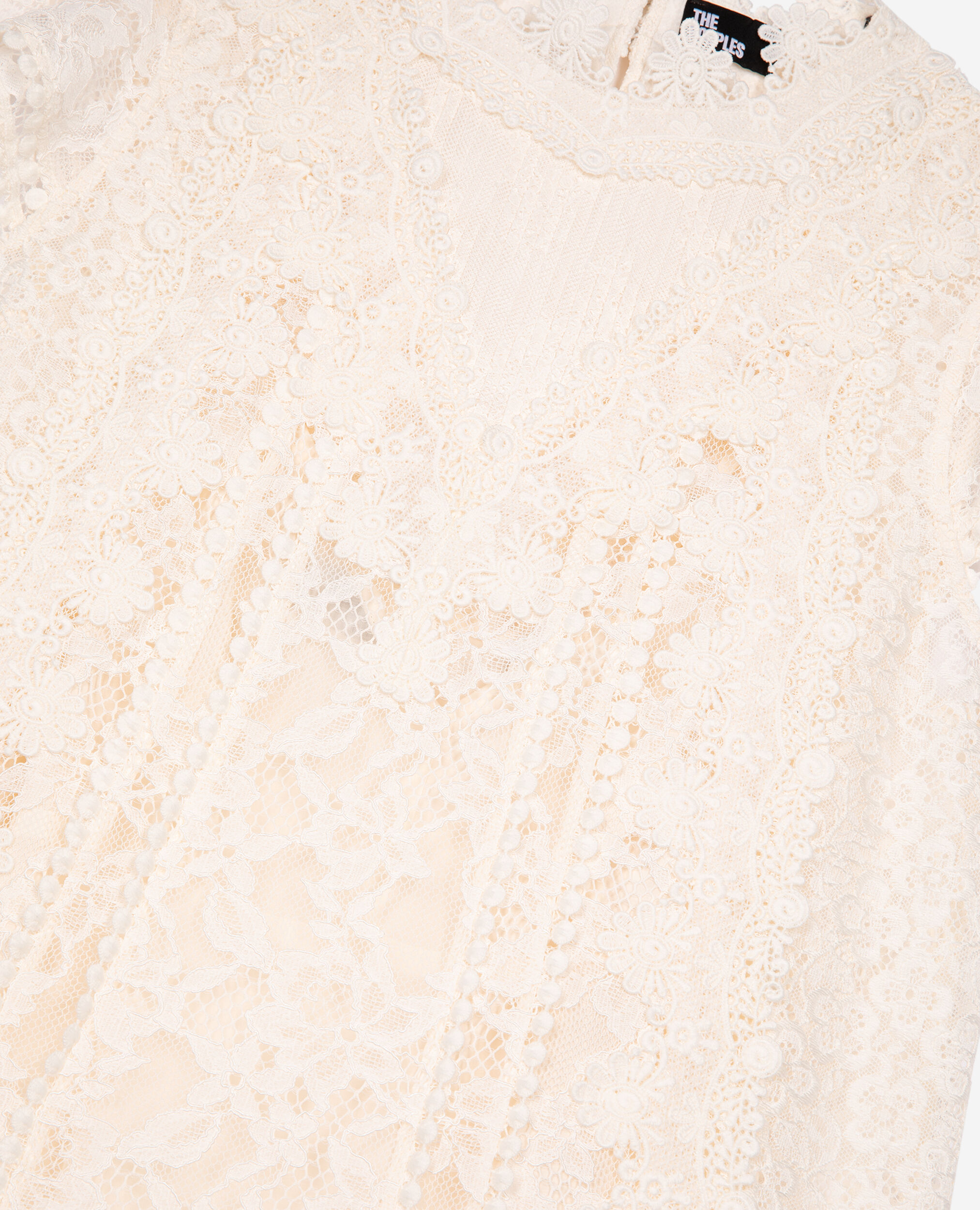 Robe courte en dentelle écrue, ECRU, hi-res image number null