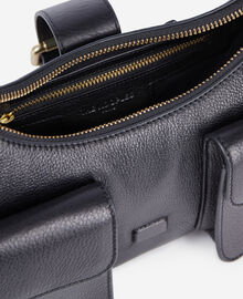 The Kooples FEMME BLACK sac amelia xl en cuir noir