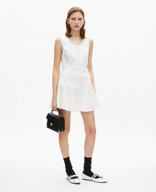 The Kooples FEMME ECRU jupe courte détails nœuds écrue