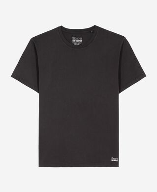 The Kooples MIXTE BLACK WASHED t-shirt mixte the doors x the kooples noir délavé