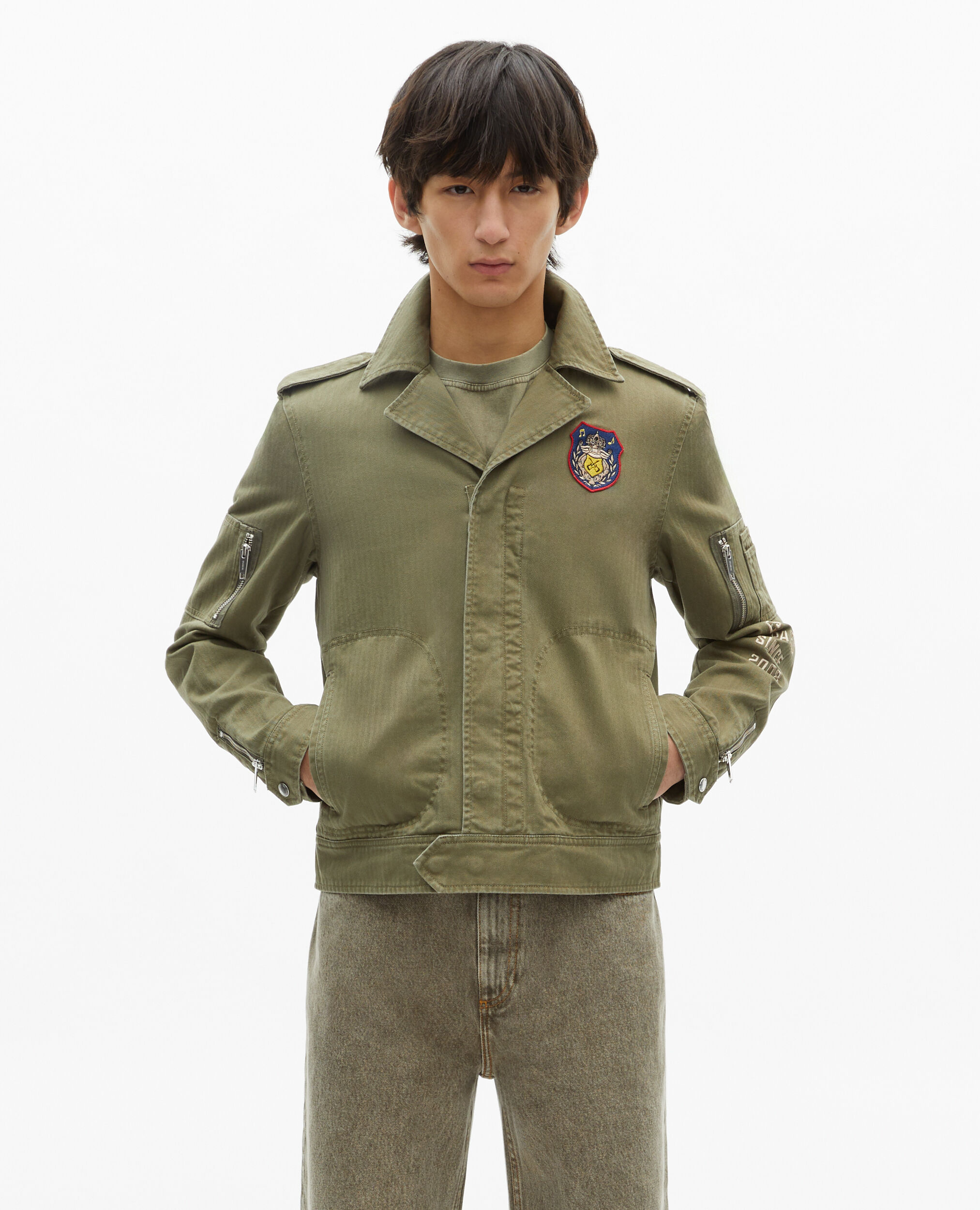 Blouson style officier kaki, KAKI, hi-res image number null