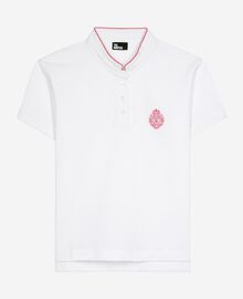 The Kooples FEMME WHITE polo col mao blanc