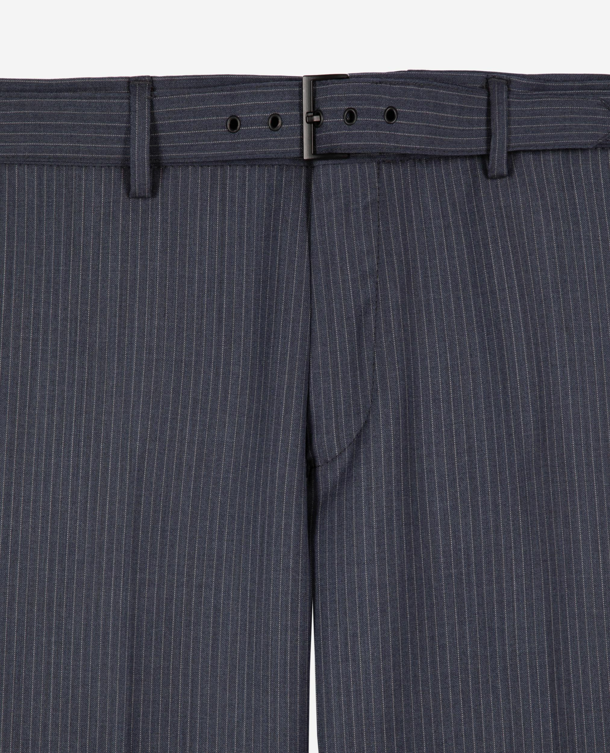 Pantalon de costume à rayures bleu, BLUE, hi-res image number null