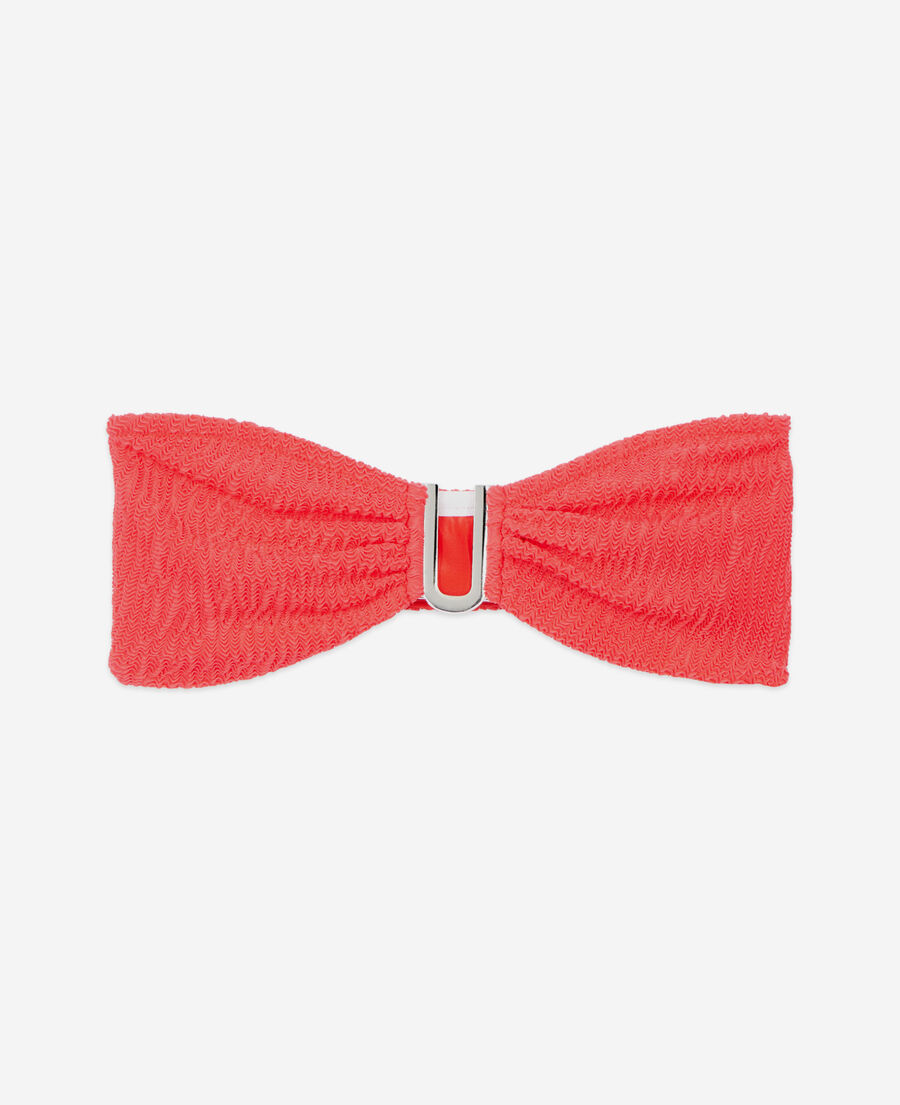 The Kooples FEMME RED haut de maillot de bain the kooples x luz bandeau rouge