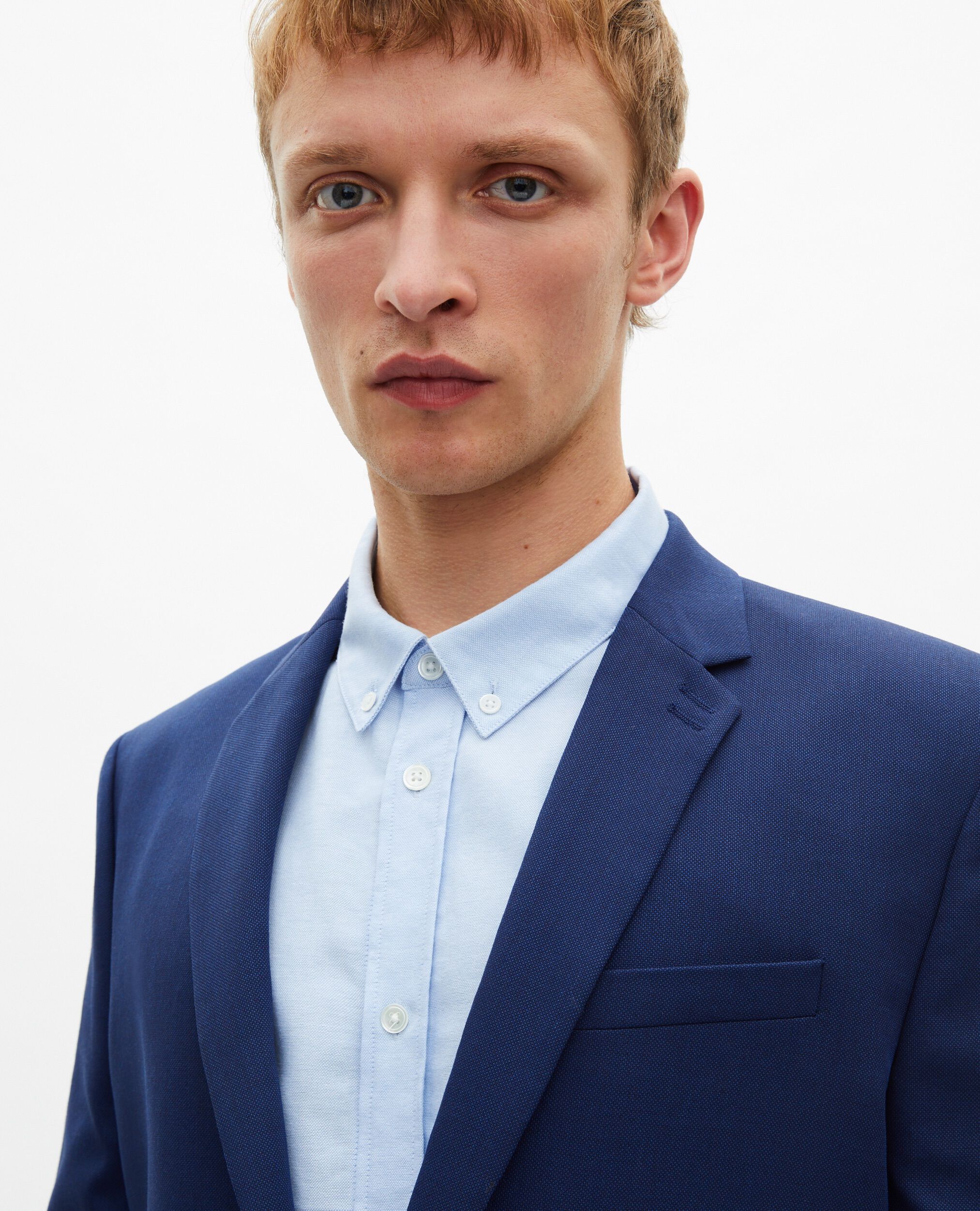 Veste de costume bleue, NAVY, hi-res image number null