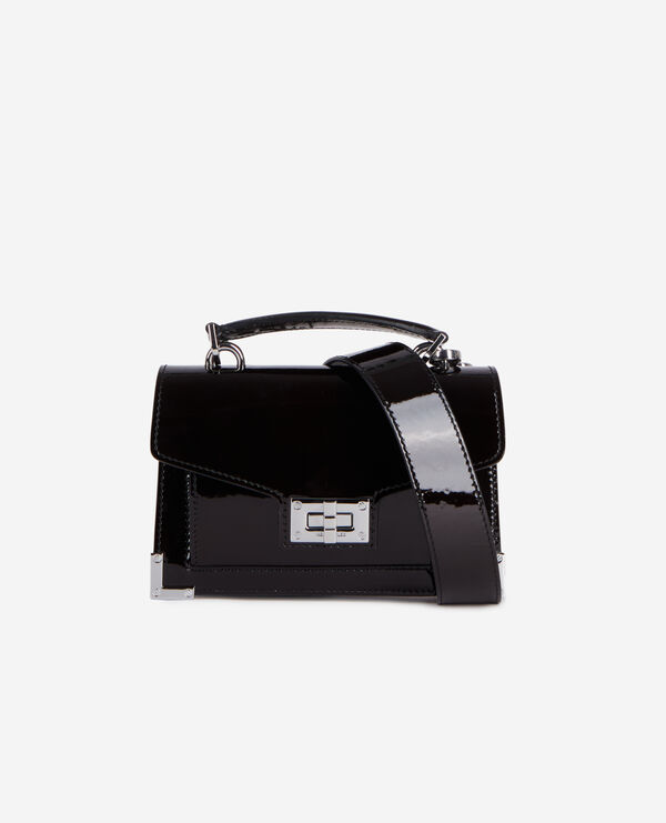 The Kooples FEMME BLACK sac emily new nano en cuir noir
