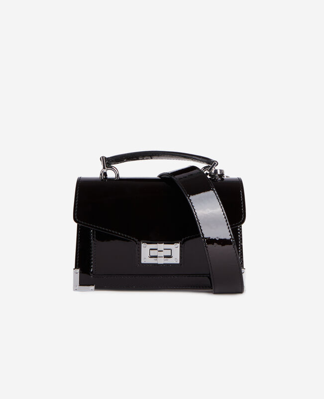 The Kooples FEMME BLACK sac emily new nano en cuir noir