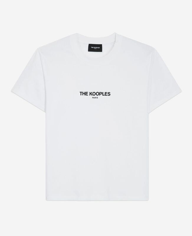 The Kooples FEMME WHITE t-shirt logo blanc