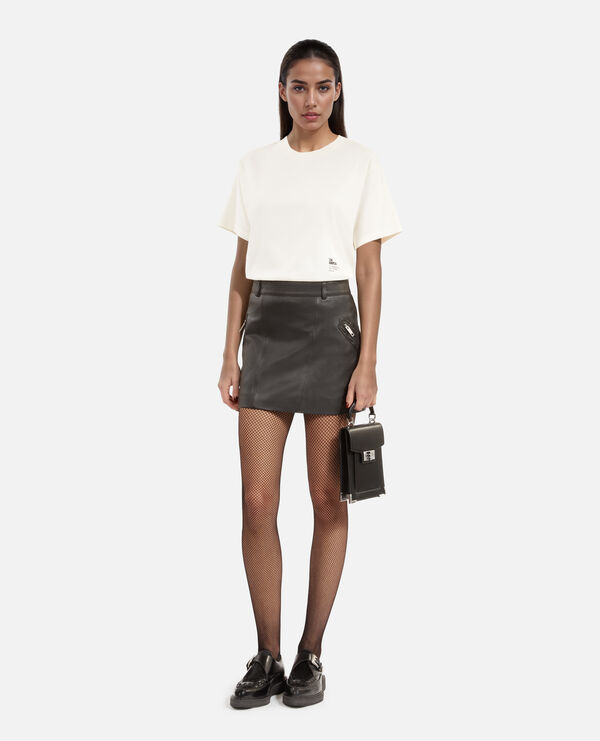 The Kooples FEMME ECRU t-shirt avec sérigraphie écru