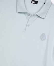 The Kooples HOMME BABY BLUE polo en piqué col classique bleu clair