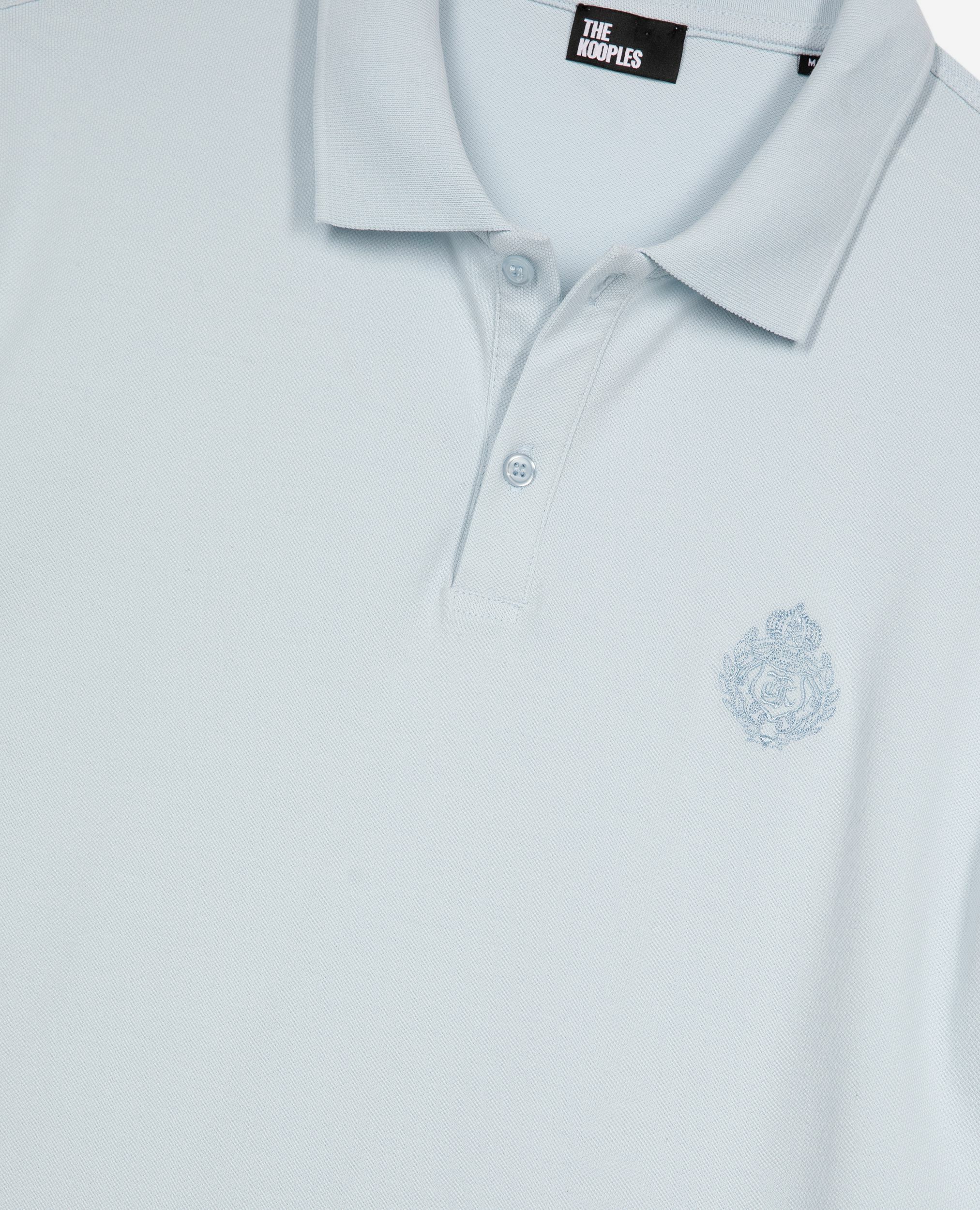 Polo en piqué col classique bleu clair, BABY BLUE, hi-res image number null