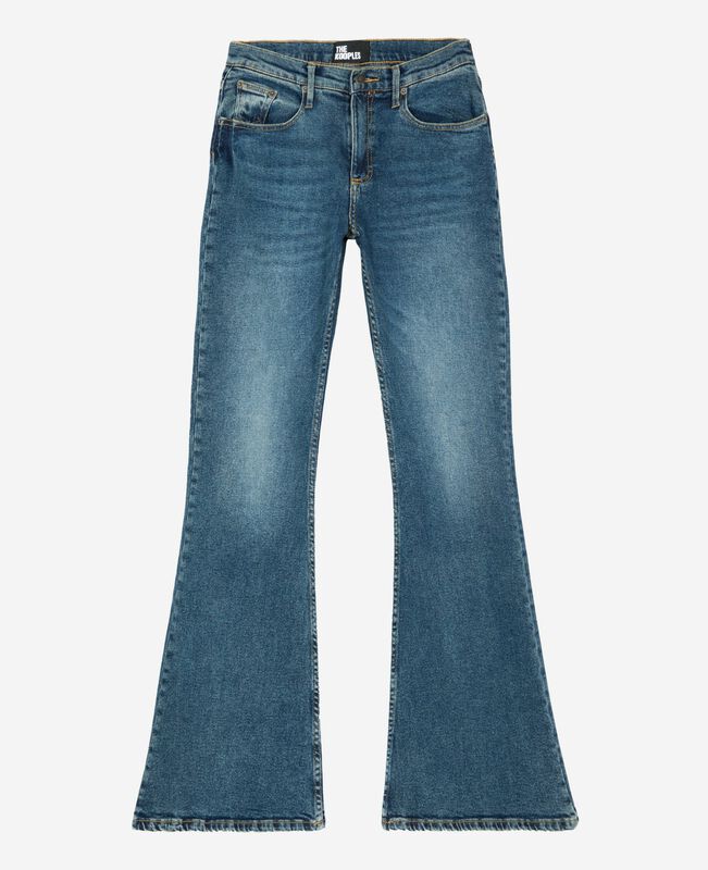 The Kooples FEMME VINTAGE BLUE jean flare bleu