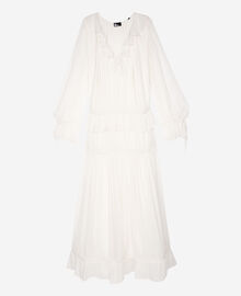 The Kooples FEMME ECRU robe col lavalière écrue