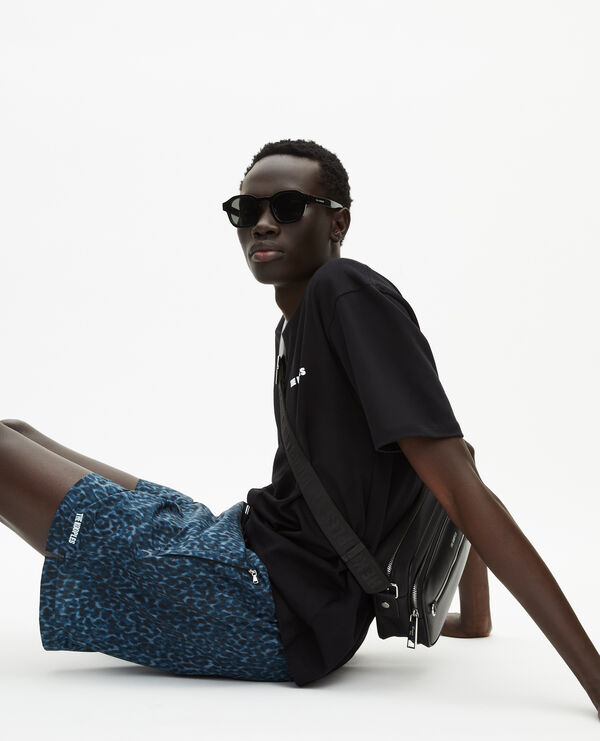 The Kooples HOMME BLUE maillot de bain imprimé bleu