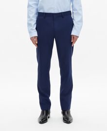 The Kooples HOMME NAVY pantalon de costume bleu