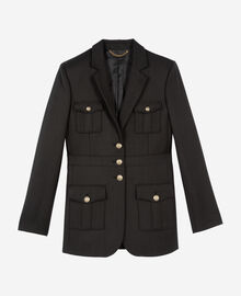 The Kooples FEMME BLACK veste tailleur style saharienne noire