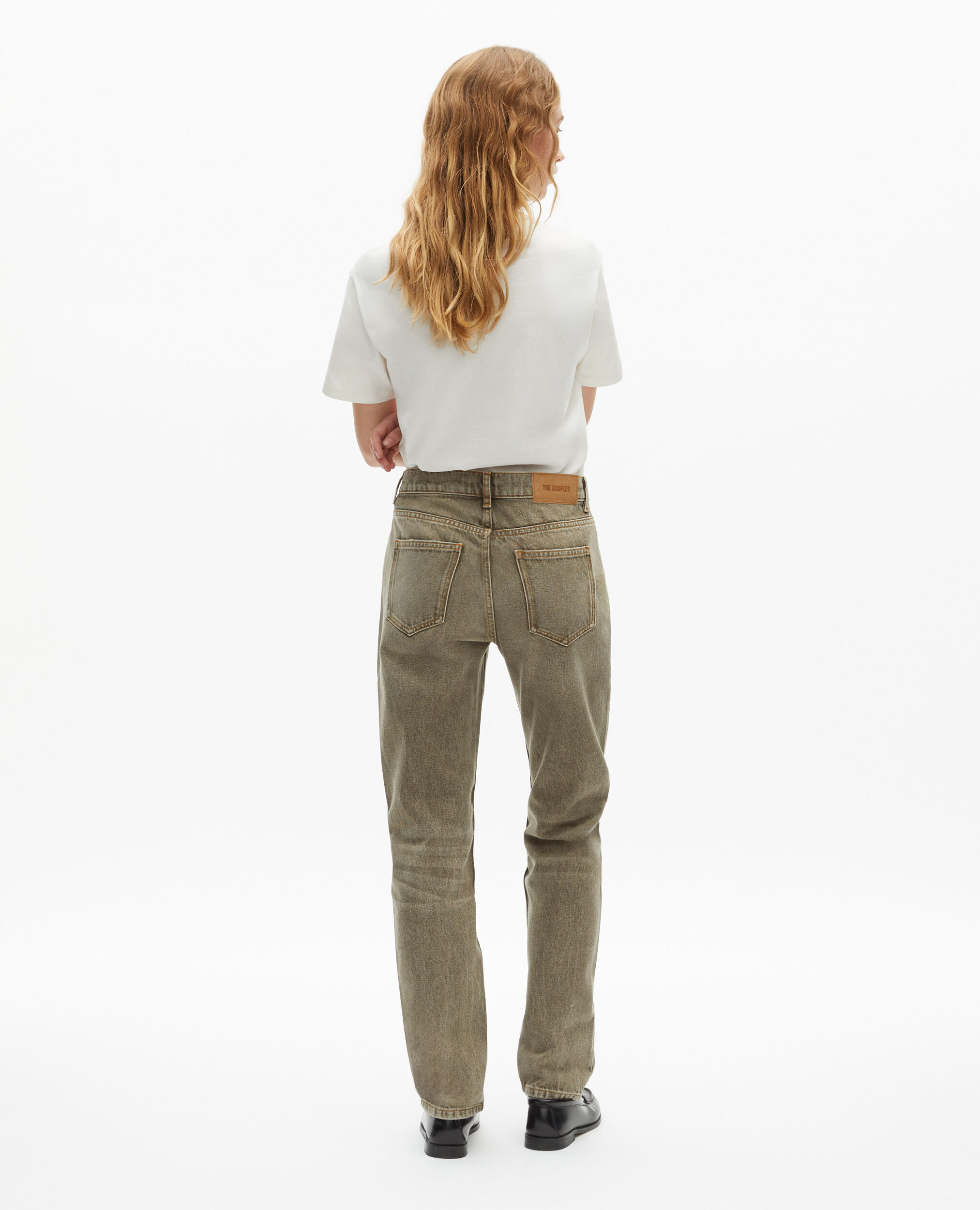 Jean slim olive, OLIVE, hi-res image number null