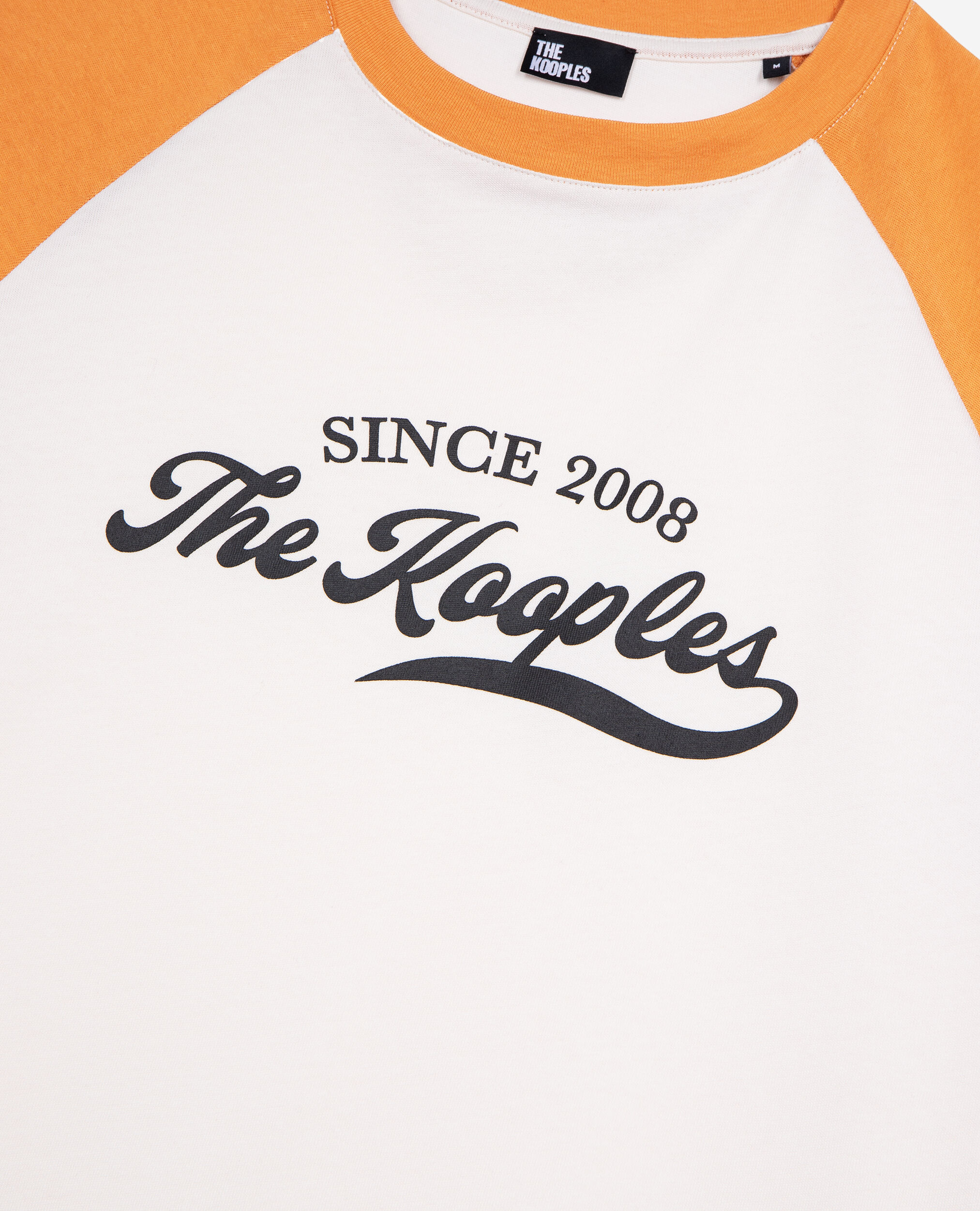 T-shirt avec sérigraphie logo écru, ECRU, hi-res image number null