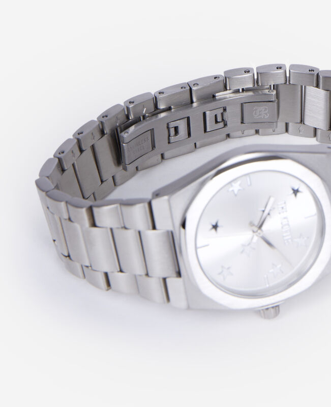 The Kooples MIXTE SILVER montre avec étoiles argentée