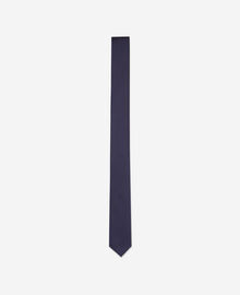The Kooples HOMME NAVY cravate en soie bleu marine