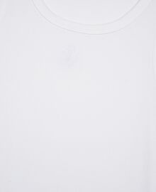The Kooples HOMME WHITE débardeur avec broderie blason blanc