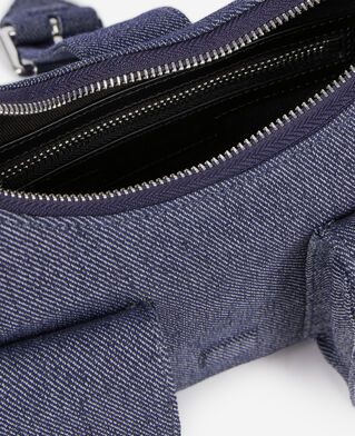 The Kooples FEMME USED RAPIECE sac amelia en denim bleu