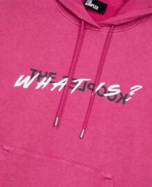 The Kooples FEMME FUSHIA sweatshirt à capuche what is rose